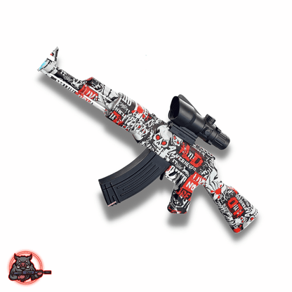 Fusil d'Assaut à Orbeez | AK47 RedSkull - orbeez-gun.fr